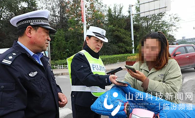 洪洞交警严查严管严控行动中2