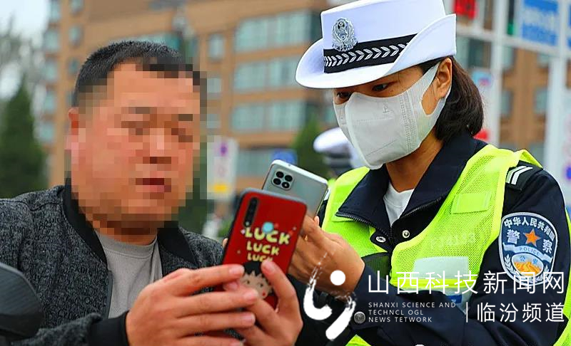 洪洞交警严查严管严控行动中4