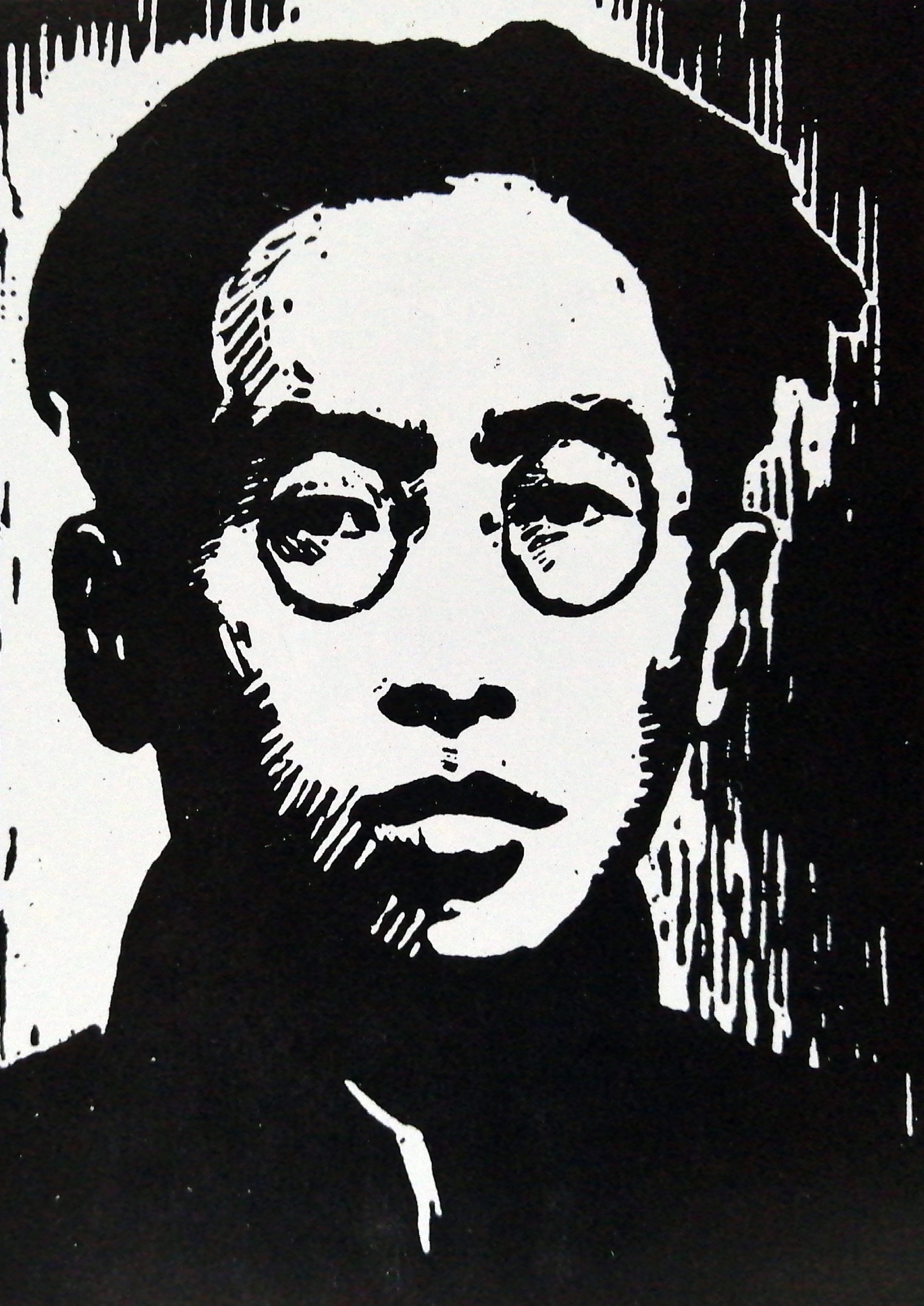 版画作品《高君宇》