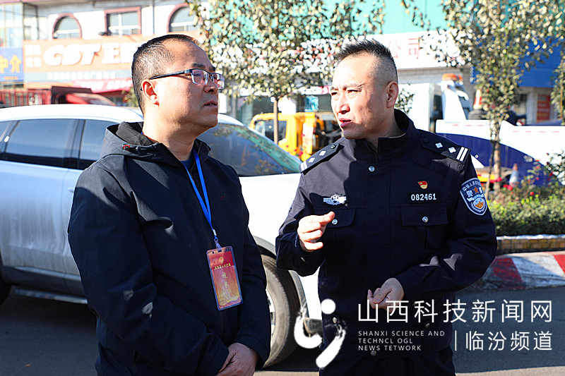 洪洞县人大常委会深入公安交警大队开展执法检查4