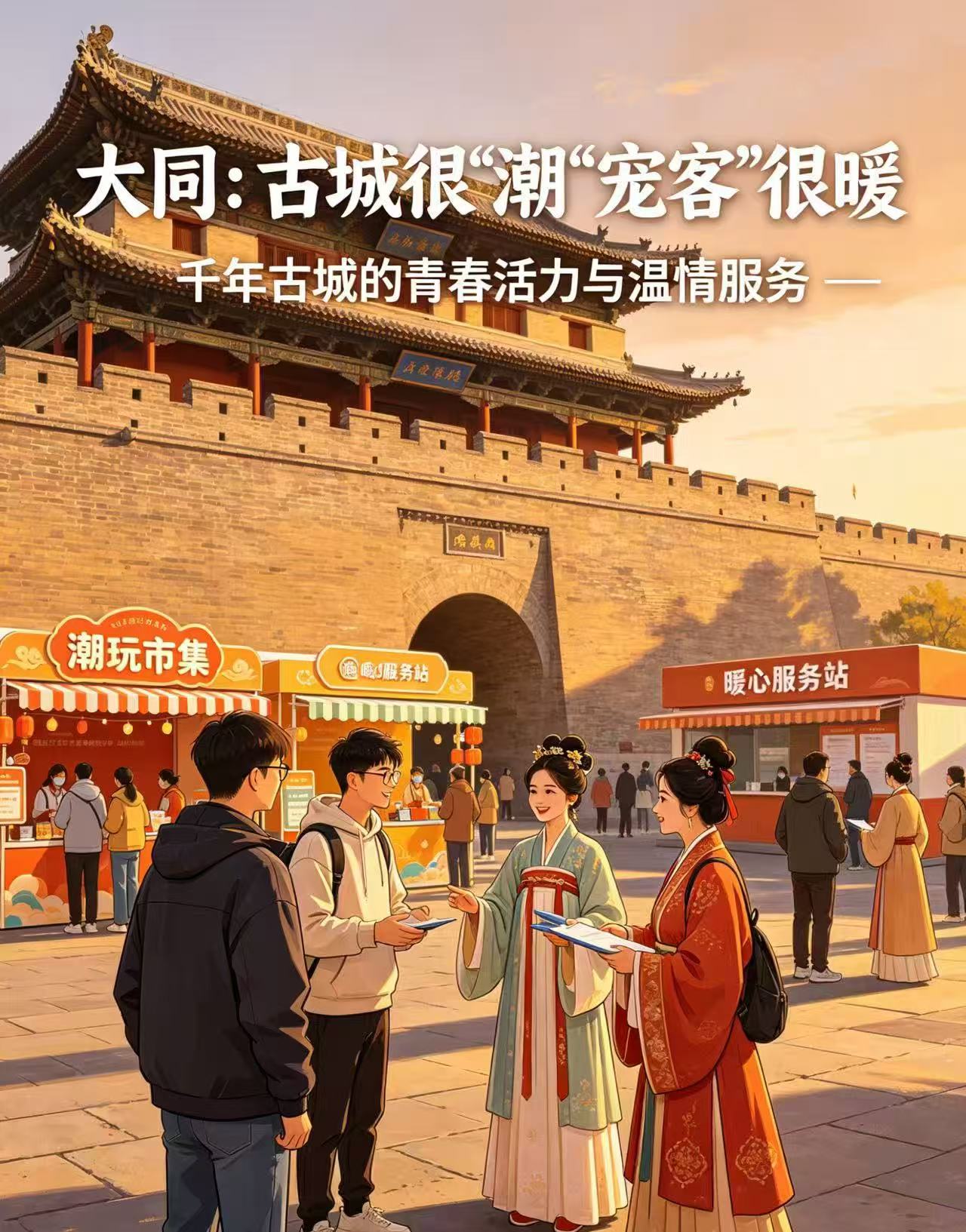 大同：古城很&ldquo;潮&rdquo;&ldquo;宠客&rdquo;很暖