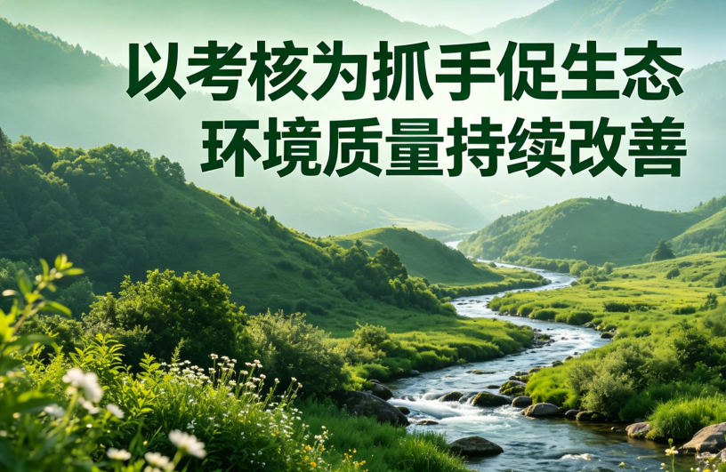 以考核为抓手促生态环境质量持续改善