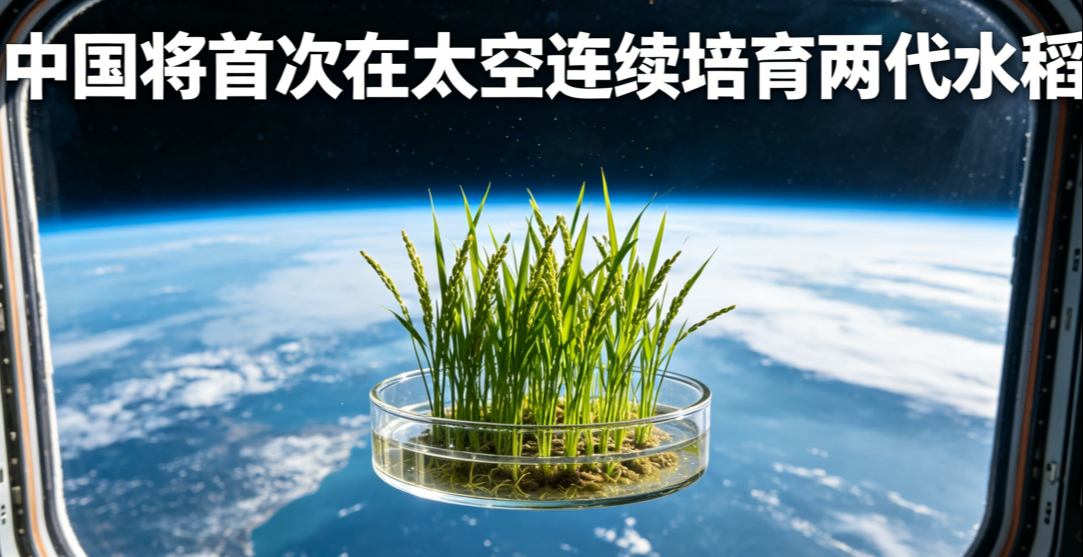 我国将首次在太空连续培育两代水稻