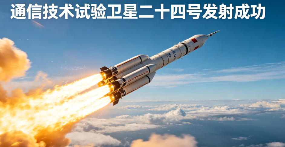 通信技术试验卫星二十四号发射成功