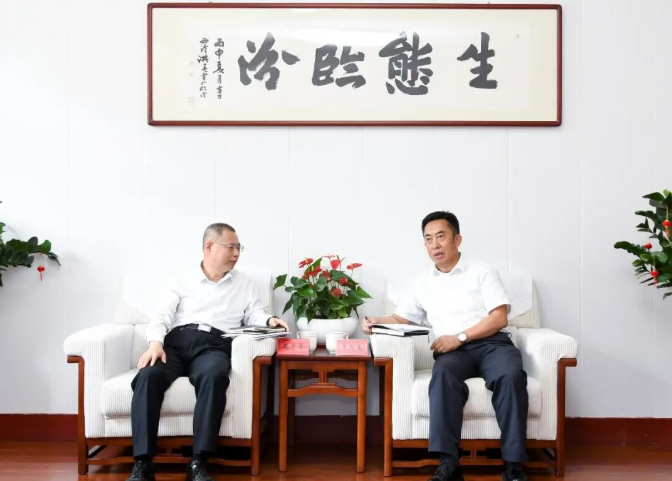李新春与中国工商银行山西省分行行长张志勇一行举行工作会谈